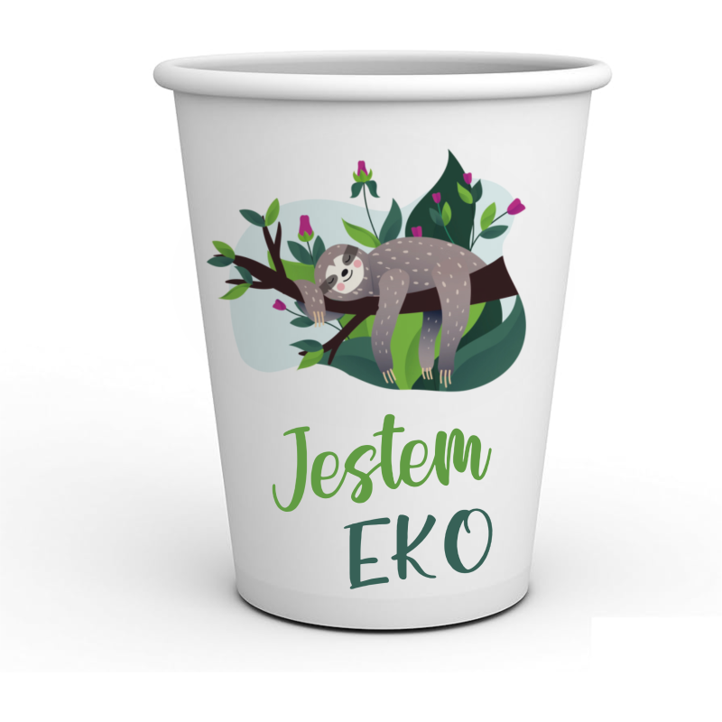 Ekologiczny kubek papierowy bez opłaty SUP