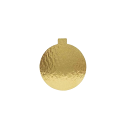 Podkłady bankietowe złote 8 cm 