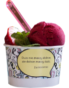 Miseczki papierowe na lody