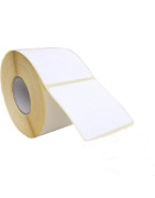 Etykiety samoprzylepne na roli bez zadruku