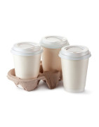 Kubki papierowe jednorazowe do kawy - kubeczki z wieczkiem na wynos